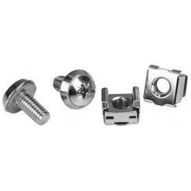 StarTech.com CABSCRWM620 M6 Rack Screws and M6 Cage Nuts