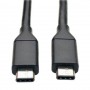 Eaton U420-003-G2 Tripp Lite USB C 3 2 Gen 2 Cable MM 10 Gbps 3 ft
