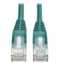 Eaton N001-015-GN Tripp Lite Cat5e 350MHz Snagless Ethernet Cable RJ45 MM 15 ft Green