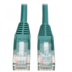Eaton N001-015-GN Tripp Lite Cat5e 350MHz Snagless Ethernet Cable RJ45 MM 15 ft Green