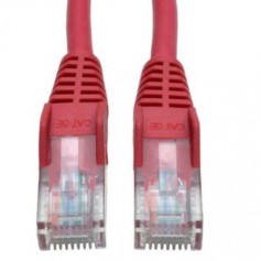 Eaton N001-003-RD Tripp Lite Cat5e 350MHz Snagless Ethernet Cable RJ45 MM 3 ft Red