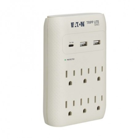 Eaton SK60C Tripp Lite 6-Outlet Surge Protector with USB-C and USB-A