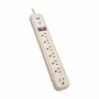 Eaton TLP74R Tripp Lite Protect 7Outlet Surge Protector 1080 Joules 4 ft Cord