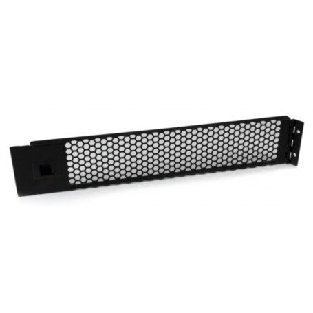 StarTech.com RKPNLHV2U Black Steel Ventilated Front Panel