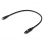 Ubiquiti UACC-CABLE-USB-100W-0.3M-BK USB C Cable Charge Display 0 3m Black