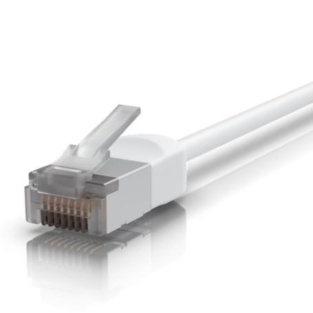 Ubiquiti UACC-CABLE-PATCH-OUTDOOR-C6A-15M-W UniFi Premium Cat6A Outdoor Patch Cable 15m White