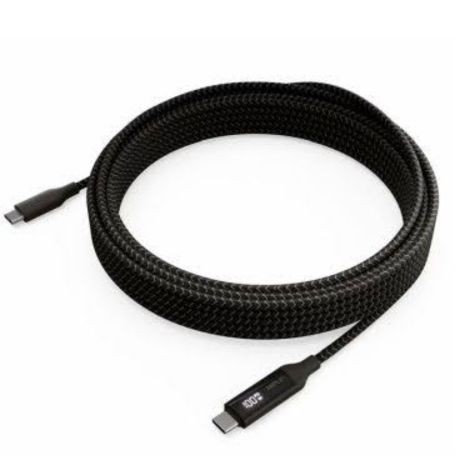 Ubiquiti UACC-CABLE-USB-100W-2M-BK USB C Cable with Charge Display 2 m
