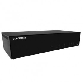 Black Box KVS4-2008VX NIAP4 Secure KVM Switch 8 Port Dual Head DP CAC