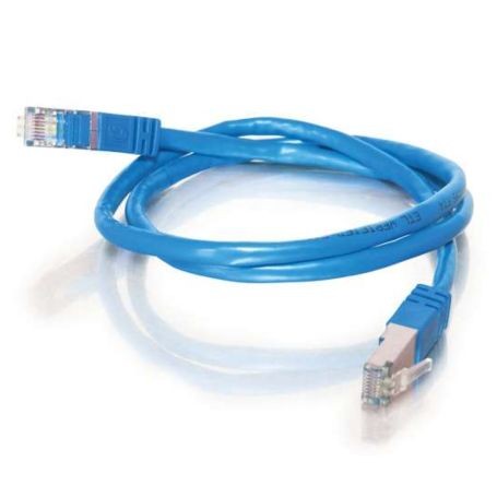 C2G 00681 10ft Cat6a Snagless Shielded Ethernet Patch Cable Blue