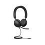 Jabra 24089-989-899 Evolve2 40 UC Wired Headphones, USB-C, Stereo