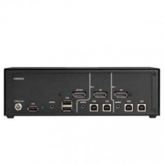 Black Box SS2P-SH-DP-UCAC NIAP3 2-Port Single-Monitor CAC Secure KVM Switch