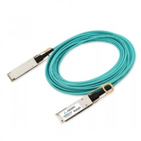 Axiom R0Z28A-AX Aruba Compatible 100GBASE-AOC QSFP28 Active Optical Cable, 15m