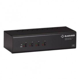 Black Box KV6224DP KVM Switch 4-Port Dual-Monitor DP 4K 60HZ USB 3.0 Hub Audio