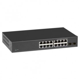 Black Box LGB2118A-R2 18-Port Gigabit Ethernet Web Smart Switch, 2 SFP