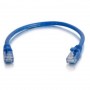 C2G 00690 2ft Cat6a Snagless UTP Ethernet Patch Cable - Blue