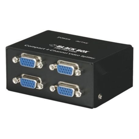 Black Box AC1056A-4 4-Channel Compact VGA Video Splitter