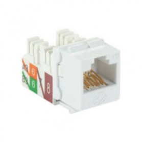 Black Box C6AJA70-WH-R2 CAT6A Keystone Jack Unshielded RJ45 White