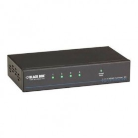 Black Box VSP-HDMI1X4-4K Distribute 4K HDMI Video Resolutions and Audio to Four Displays