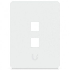 Ubiquiti UACC-WP-KEYSTONE-V-2P Universal Paintable Vertical 2-Port Keystone Wall Plate, 4-Pack