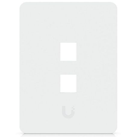 Ubiquiti UACC-WP-KEYSTONE-V-2P Universal Paintable Vertical 2-Port Keystone Wall Plate, 4-Pack