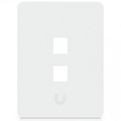 Ubiquiti UACC-WP-KEYSTONE-V-2P Universal Paintable Vertical 2-Port Keystone Wall Plate, 4-Pack