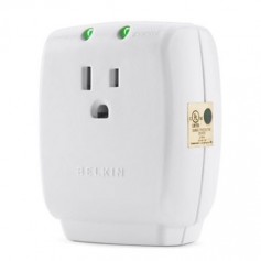 Belkin F9H100-CW 1-Outlet Wall Mount Surge Cube - 885J - White