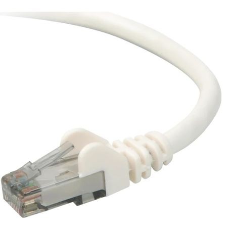 Belkin A3L980-30-WHT-S CAT6 Snagless Patch Cable / RJ45M/RJ45M/ 30 White