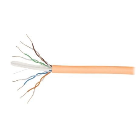 Belkin A7L704-1000OR-P 1000FT CAT6 Solid Bulk Cable 4PR 23AWG Orange