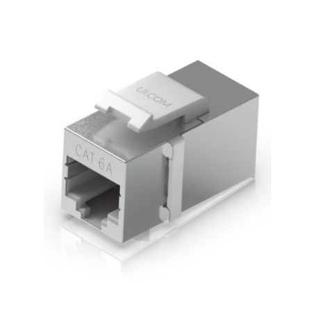 Ubiquiti UACC-KEYSTONE-COUPLER-C6A UniFi Cat6A Keystone Coupler 12-Pack for Ethernet Patch Panel