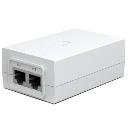 Ubiquiti POE-24-30W-G-WH 24V 30W Gigabit PoE Injector with 2-Pair Passive PoE
