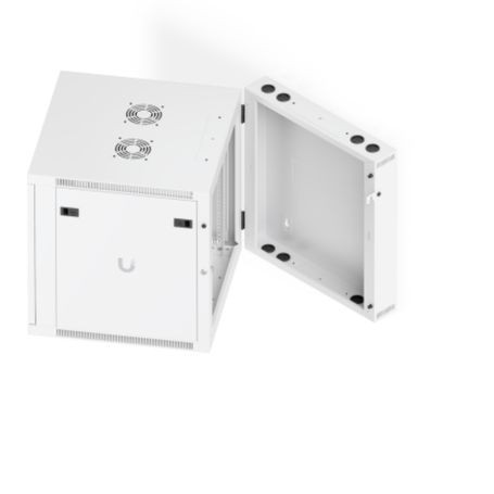 Ubiquiti UACC-RACK-12U-WALL-SW-G 12U Swing Wall-Mount Rack Cabinet with Glass Door