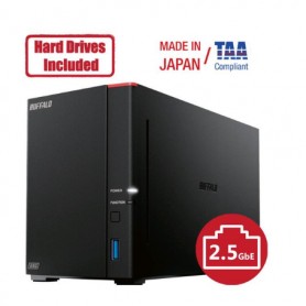 BUFFALO LS720D1602B Link Station SoHo 700 16TB 2-Bay 2.5GbE NAS