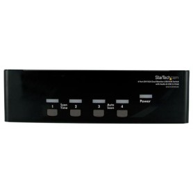 StarTech.com SV431DDVDUA 4 Port DVI VGA Dual Monitor KVM Switch