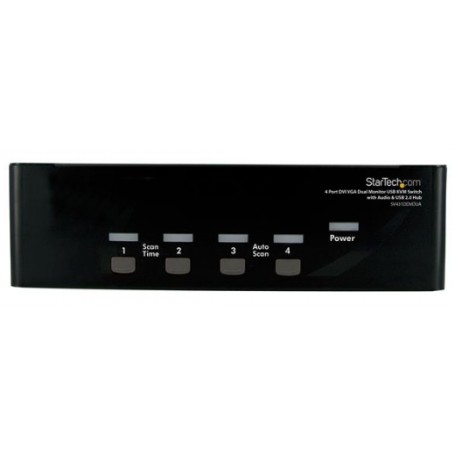 StarTech.com SV431DDVDUA 4 Port DVI VGA Dual Monitor KVM Switch