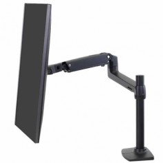 Ergotron 45-682-026 LX Pro Desk Monitor Arm Polished Aluminum