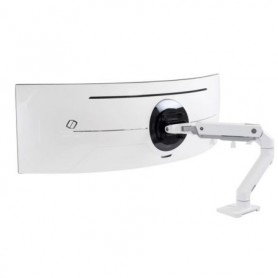 Ergotron 45-647-216 HX Desk Monitor Arm with HD Pivot White