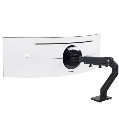 Ergotron 45-647-224 HX Desk Monitor Arm with HD Pivot Matte Black