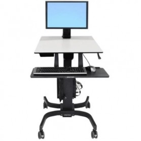Ergotron 24-214-085 WorkFit-C Dual Sit-Stand Workstation Cart