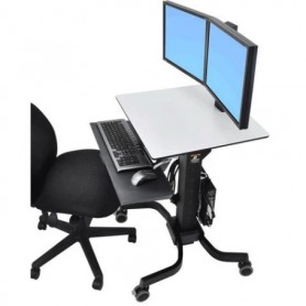 Ergotron 24-216-085 WorkFit-C Single HD Sit-Stand Workstation