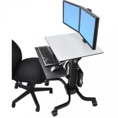 Ergotron 24-216-085 WorkFit-C Single HD Sit-Stand Workstation