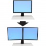 Ergotron 97-606 WorkFit Single HD to Dual Monitor Conversion Kit