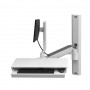 Ergotron 45-619-251 CareFit Combo System with Worksurface, White