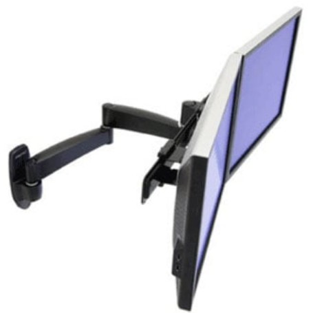 Ergotron 45-273-216 Style View Sit-Stand Combo System with Small CPU Holder, White