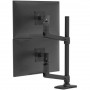 Ergotron 45-509-224 LX Dual Stacking Arm Tall Pole, Matte Black