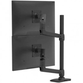 Ergotron 45-509-224 LX Dual Stacking Arm Tall Pole, Matte Black