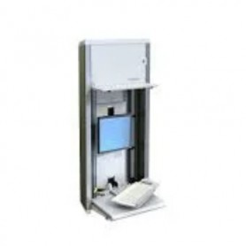 Ergotron 60-595-062 StyleView VL Enclosure Wall-Mount Workstation