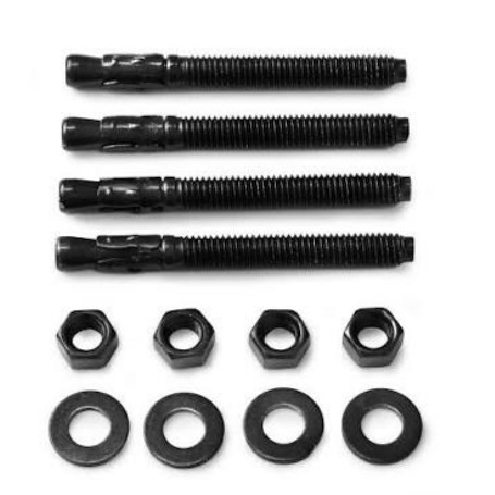 Ergotron 90-018 Command Post Hardware Kit for Concrete
