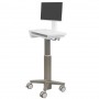 Ergotron C50-3500-0 CareFit Slim 2.0 LCD Medical Cart, No Drawer