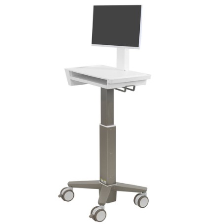 Ergotron C50-3500-0 CareFit Slim 2.0 LCD Medical Cart, No Drawer