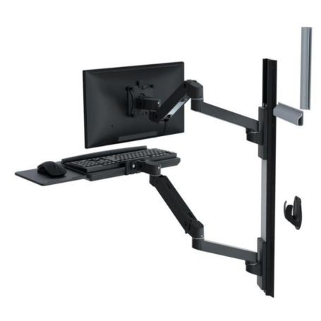 Ergotron 45-696-292 LX Pro Wall Mount System Matte Black